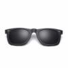 Clip-on Solglasögon Wayfarer Svart Fäst På Befintliga Glasögon