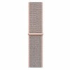 Apple watch 42/44/45 nylonarmband sportloop kardborre rosa sand