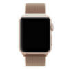 Apple watch 1/2/3/4/5/6/se klockarmband milanese vintage guld