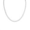 Silver Kedjehalsband Halsband Kedja Länk Silver 5mm