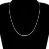 Tunt silver kedjehalsband halsband kedja länk silver 1,5mm