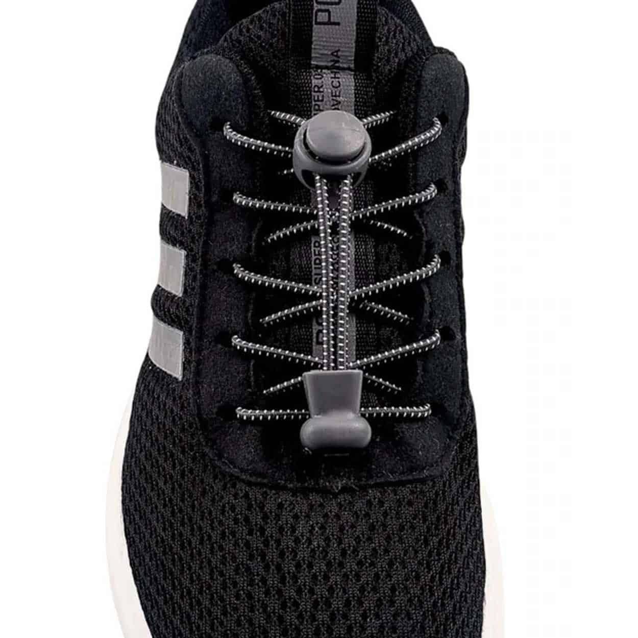 Elastiska skosnören (inklusive dragsko) - no tie shoelaces - rosa