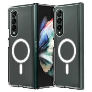 Galaxy z fold 4 magsafe mobilskal genomskinligt