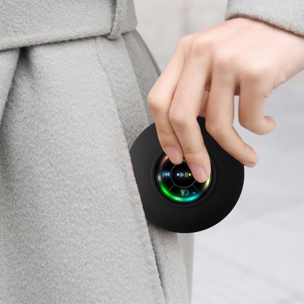 Vattentät duschhögtalare med rgb led - bluetooth högtalare med sugkopp - bild 5