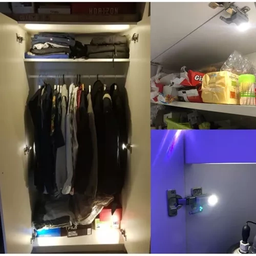 Gångjärnsmonterad skåpbelysning | led lampa för skåp - bild 5