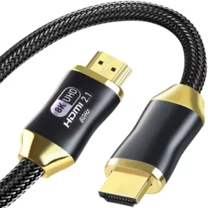 Guldpläterad 8k 60hz 4k 120hz 48gbps hdmi 2. 1 kabel 3m