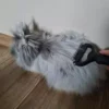 Dubbelverkande tovutredare och borste för hund, katt och husdjur