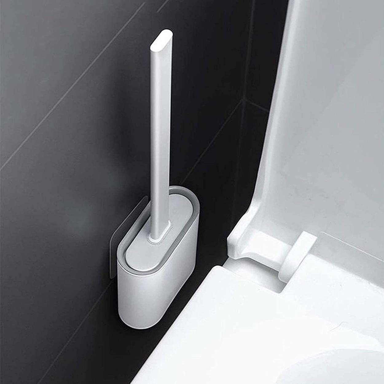 Toalettborste i silikon | hygienisk och antibakteriell - bild 3