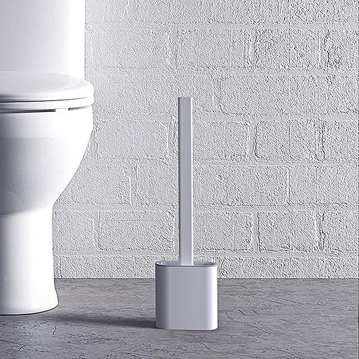 Toalettborste i silikon | hygienisk och antibakteriell - bild 4