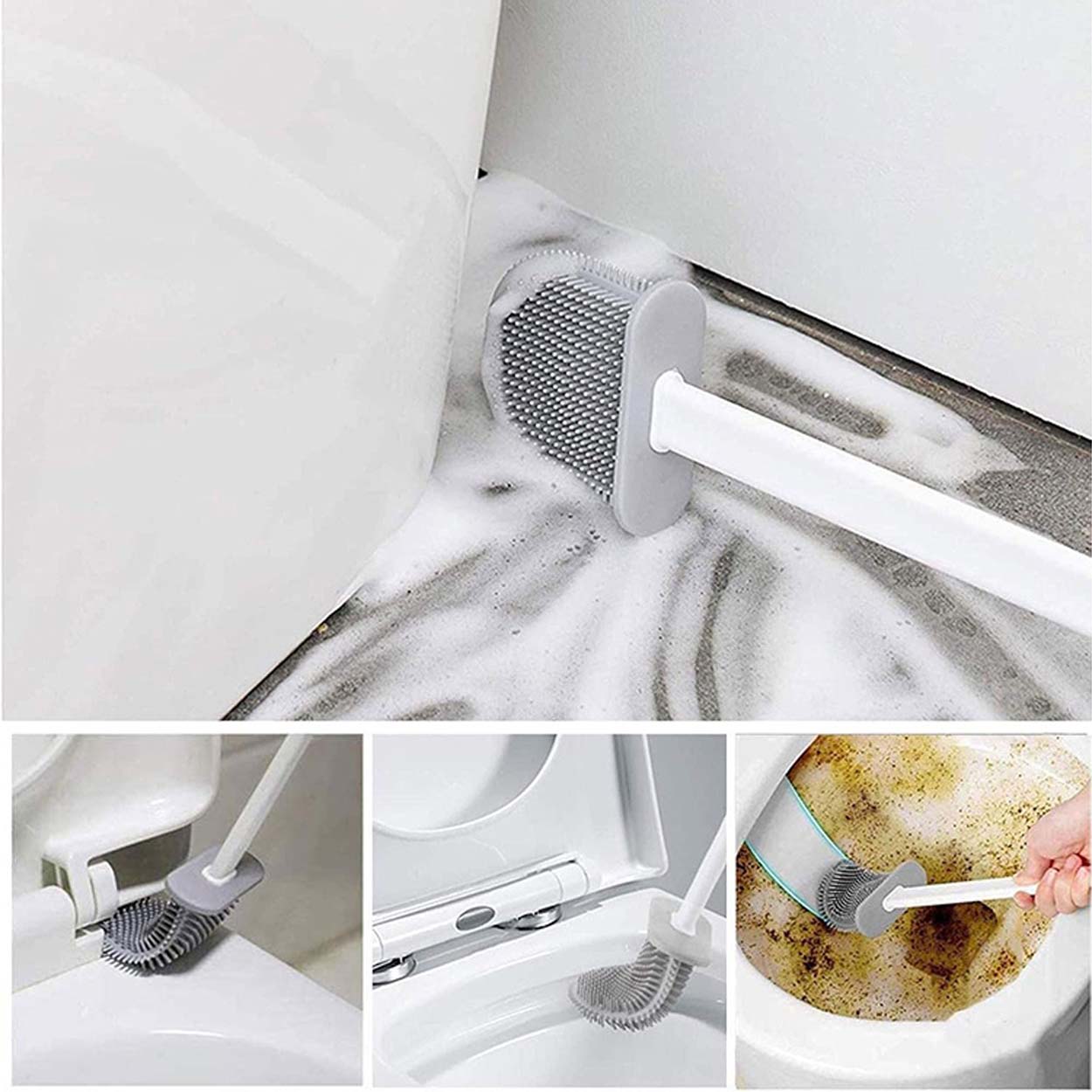Toalettborste i silikon | hygienisk och antibakteriell - bild 5