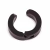 2-pack svart fake piercing öron stor ring örhänge fakepiercing