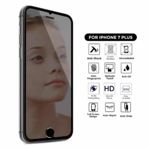 Iphone 7 Plus Heltäckande Spegel Mirror Hd Skärmskydd