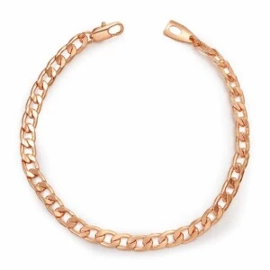 Armband Länk/kedja I Roséguld 5mm Herrarmband Guld