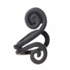 Fake helix tragus piercing öron örhänge ear cuff utan hål svart