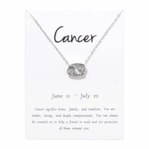Gåvohalsband Stjärntecken Kräftan Cancer Halsband