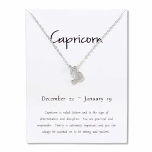 Gåvohalsband stjärntecken stenbocken capricorn halsband