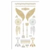 Temporära Tatueringar Metallic Guld Faketatueringar Fake Tattoo