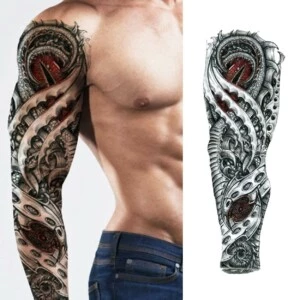 Fejk tatuering sleeve drake fake tattoo