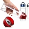 Svart bpa-fri vattenflaska i tritan fruit infuser smaksättning