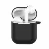 Svart airpods 1/2 väska fodral stötsäkert skyddsfodral