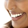2-pack dubbel fake piercing näsring septum svart guld