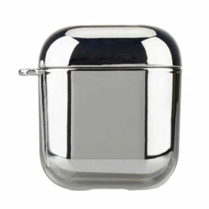 Airpods 1/2 case fodral stötsäkert skyddsfodral silver