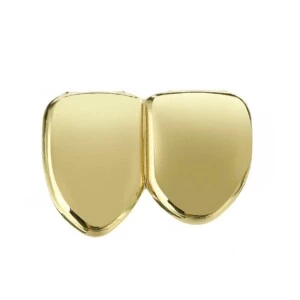 Grillz Hiphop Guld Dubbelt Tandsmycke Bling Guldtand A$ap