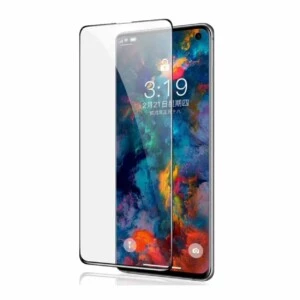 2-pack galaxy s10 skärmskydd heltäckande hd kolfiber härdat glas