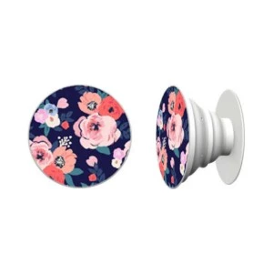 Mobilknapp retro blommor knapp grepp hållare ställ