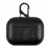 Brunt apple airpods pro väska fodral skyddsfodral skinn läder