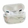 Apple airpods pro case fodral skyddsfodral vit marmor marble