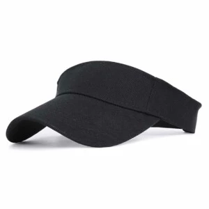 Svart solskärm keps skärm solkeps clip-on kardborre