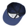 Mörkblå keps snapback med spänne