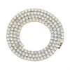 Halsband kedja guld tennis länk zirconia