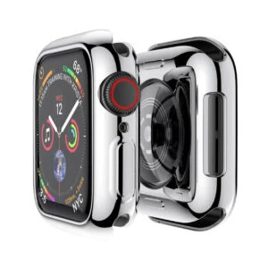 Apple Watch 7 45mm Skal Case Skärmskydd Silver