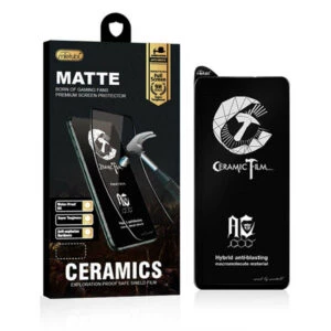 Iphone 12 pro skärmskydd matt keramiskt härdat glas kolfiber