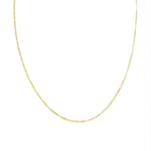 Tunn guldkedja kedjehalsband halsband kedja länk guld 1,5mm