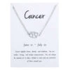 Gåvoarmband Stjärntecken Kräftan Cancer Armband Silver