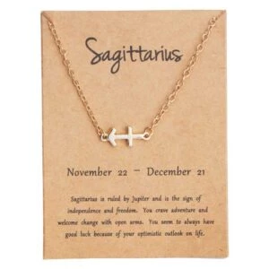 Gåvoarmband Stjärntecken Skytten Sagittarius Armband Guld