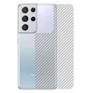 Galaxy s21 ultra kolfiber vinyl skin dekal skyddsfilm baksida