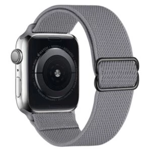 Apple watch 38/40/41 armband nylon mörkgrå