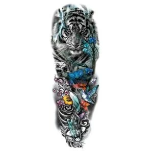 Faketatuering sleeve fake tattoo temporär gnuggis färg