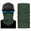 Multifunktionell Scarf Halsduk Ansiktsmask Bandana Grön