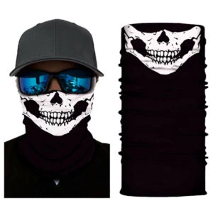 Multi tubscarf halsduk ansiktsmask bandana skelett