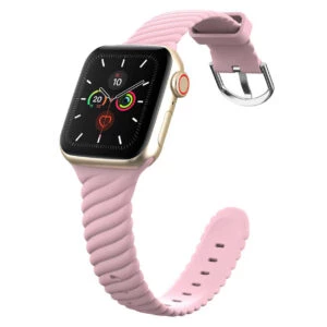 Ribbat apple watch silikonarmband 42/44/45 rosa