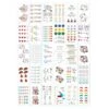 30-pack Gnuggisar Temporära Fake Tatueringar Färg