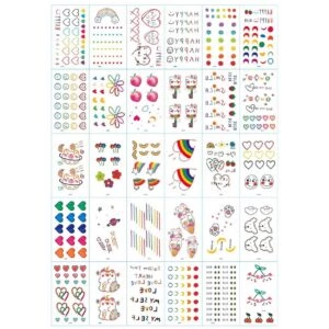 Temporära tatueringar 30-pack fake tattoo gnuggisar figurer