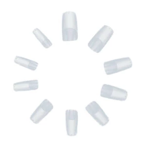 500st Nageltippar Square Clear Lösnaglar Akryl Tippar