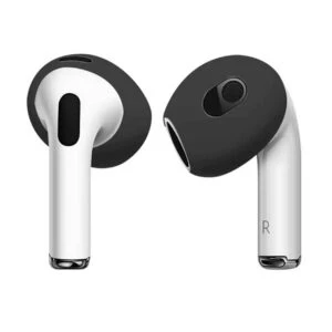 Airpods 3 anti slip hörlursskydd silikon svart