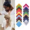 Bandana scarf sjal snusnäsduk paisleymönster rosa